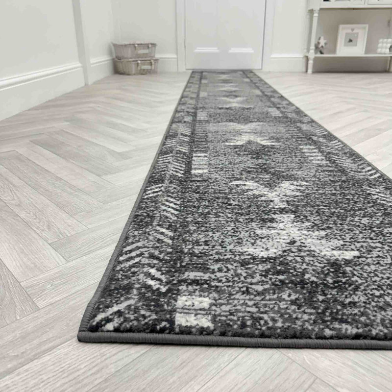 Runner Geometric Area Rug, Runner 60 x 150 cm