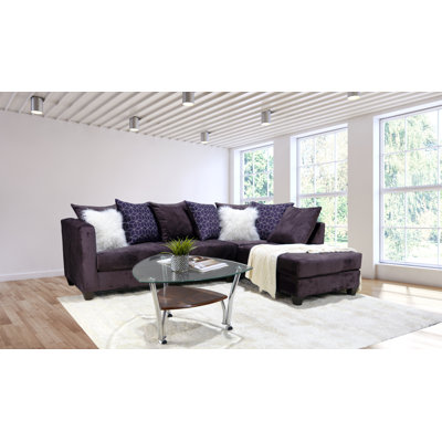 Marcellius Upholstered Corner Chaise Sectional
