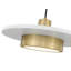 Luminaire suspendu 1 lumière Ludo blanc mat 16 pouces Ludo-123223203