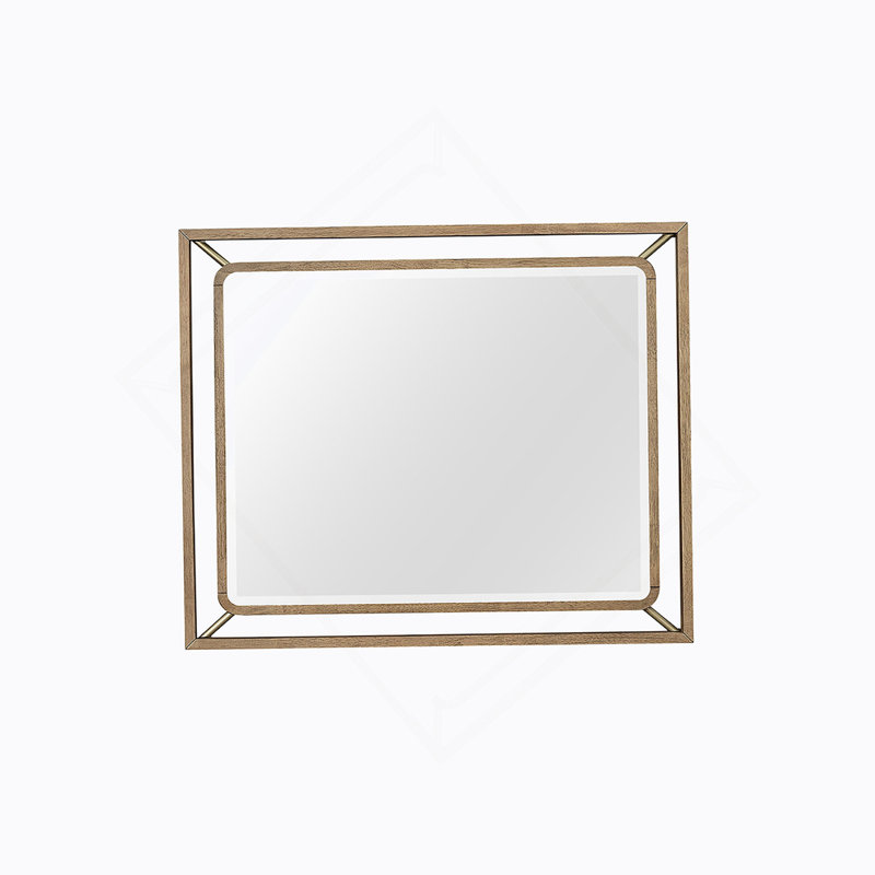 Miroir au fini latté
