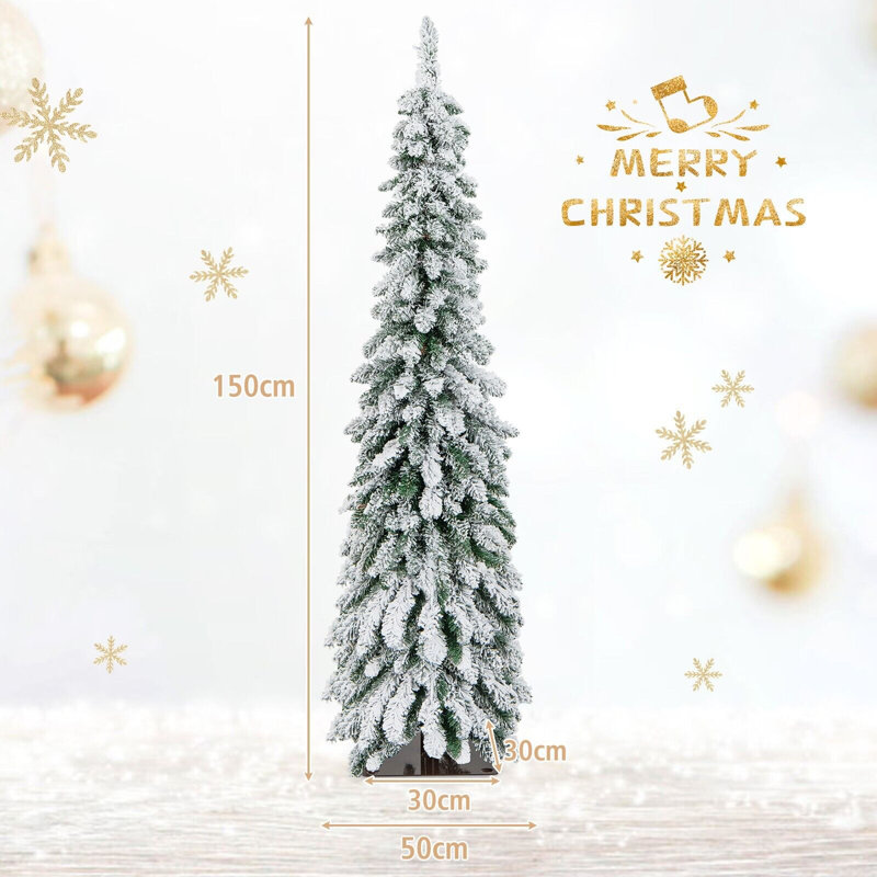Lighted Artificial Christmas Tree, 5'