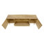 Support média 72 po stratifié noyer, aspect moderne, compartiments de rangement 72 po stratifié, éléments de design
