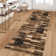 Modern Geometric Machine Washable Rug with Non-Slip Backing Non-Shedding Contemporary Accent Carpet Soft Low Pile Floor Cover for Living Room
