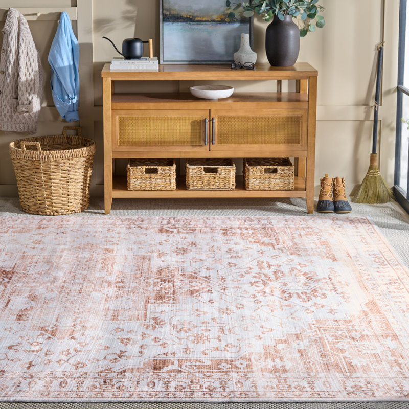 Msrw Arizona 127 Performance Machine Washable Oriental Rug, Rectangle 8' x 10'