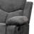 Kalen Gray Chenille Sofa W/ Drop Down Table