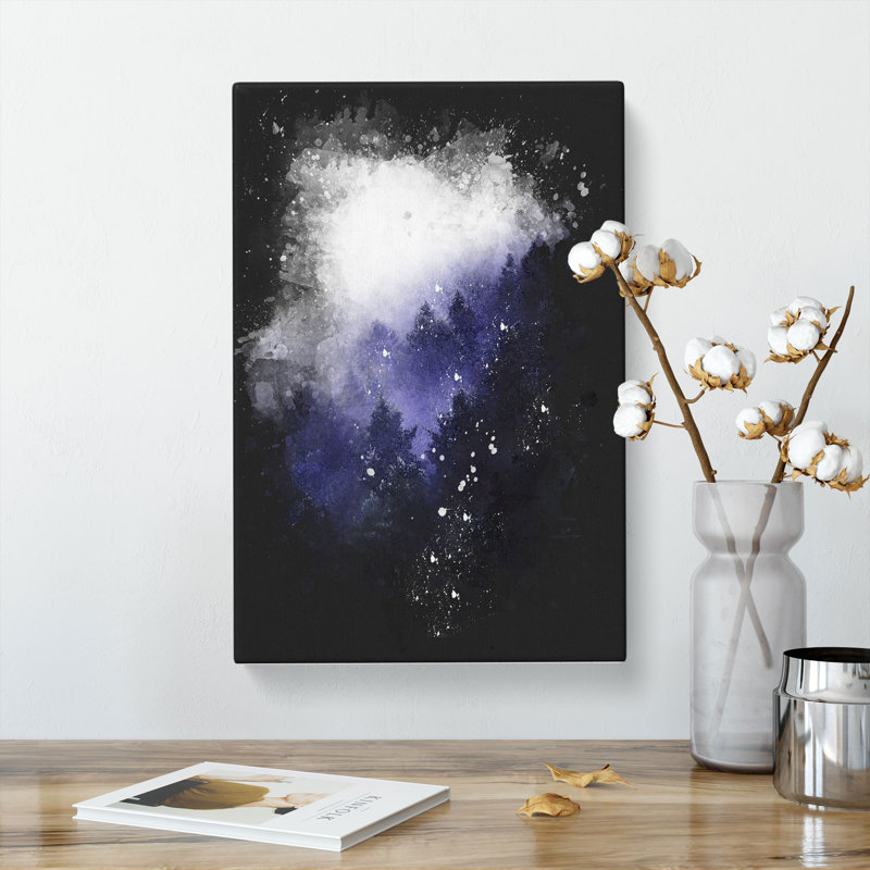 Forest Fog in Germany - Wrapped Canvas, 76cm H x 50cm W x 3cm D