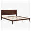 Lit plateforme Mid-Century en bois de bambou avec support en métal durable, aucun sommier requis, assemblage facile-1334166656-1334166660