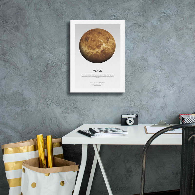 'Venus Light' by Design Fabrikken, Giclee Canvas Wall Art, 16" H x 12" W x 0.75" D