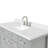 49 " W Freestanding Standard Free Standing 1 Single Vanity Bathroom Vanity With White Quartz Top-85364162