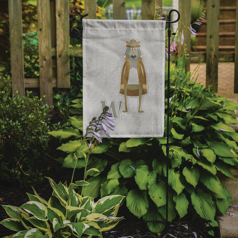 Double Sided 15'' H x 11'' W Polyester Animal Garden Flag