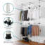 Aatika Adjustable Telescopic Clothing Rail Double-794641154