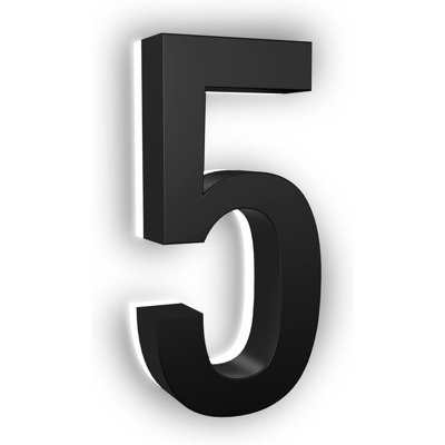 ABS-Polymer Lumanumbers 7'' H ABS-Polymer House Number