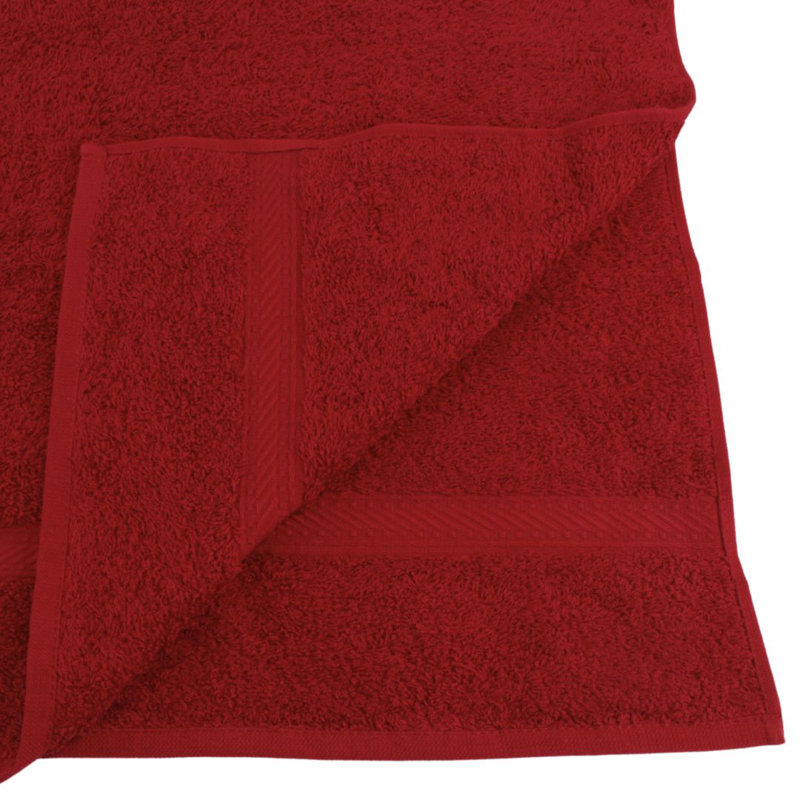 100% Cotton Hand Towel, Burgandy