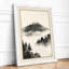 Mountain Above the Mist Japandi - Framed Print-811760347-811760341