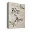«Bless this home», reproduction d'art textuel sur toile tendue-14558953