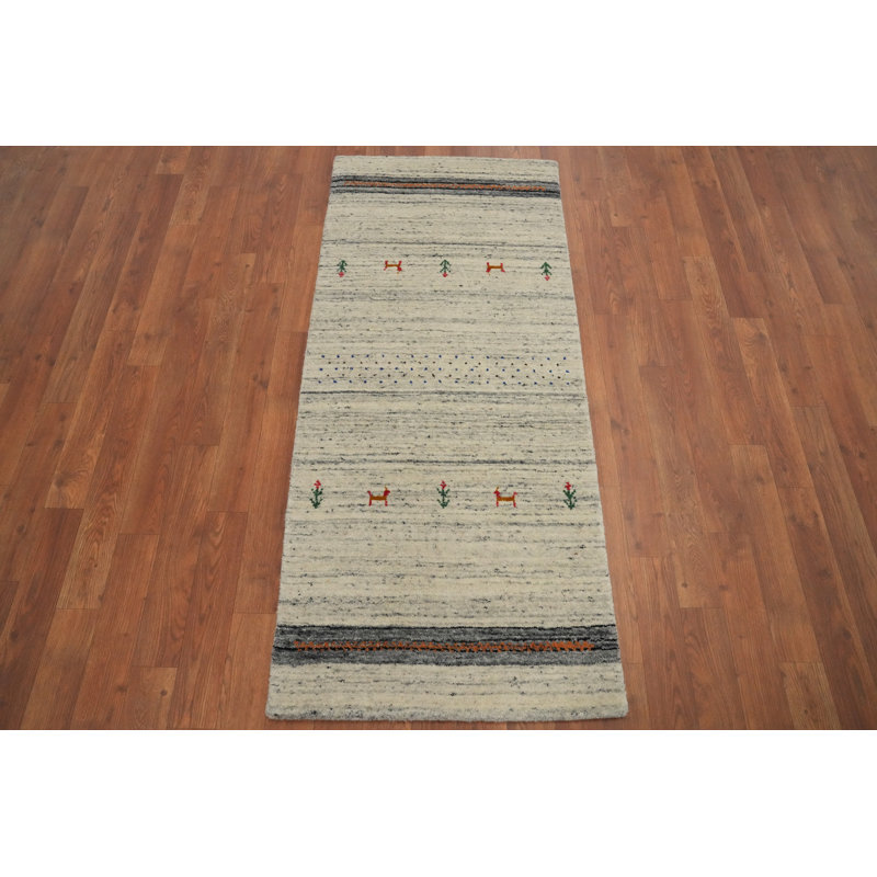 Tapis de couloir petits animaux Gabbeh 2 x 5