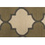 Tapis beige en laine touffeté à la main Trellis