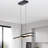Frode 5 - Light Kitchen Island Pendant 42 Inches Linear Chandelier LED with Remote Control-1670062818-1670062749