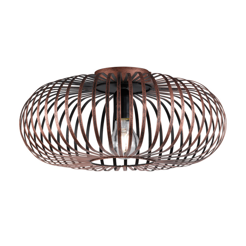 Killian 1 -Light 40cm Flush Mount, Brown