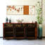 Armoire d'entrée Mid-Century en bois massif