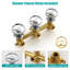 Ensemble de robinets de douche SKOWLL à 3 poignées, système de douche Banthroom en chrome poli avec pomme de douche à jet de pluie ronde de 10 pouces et douchette, kit de 2 fonctions-129441521