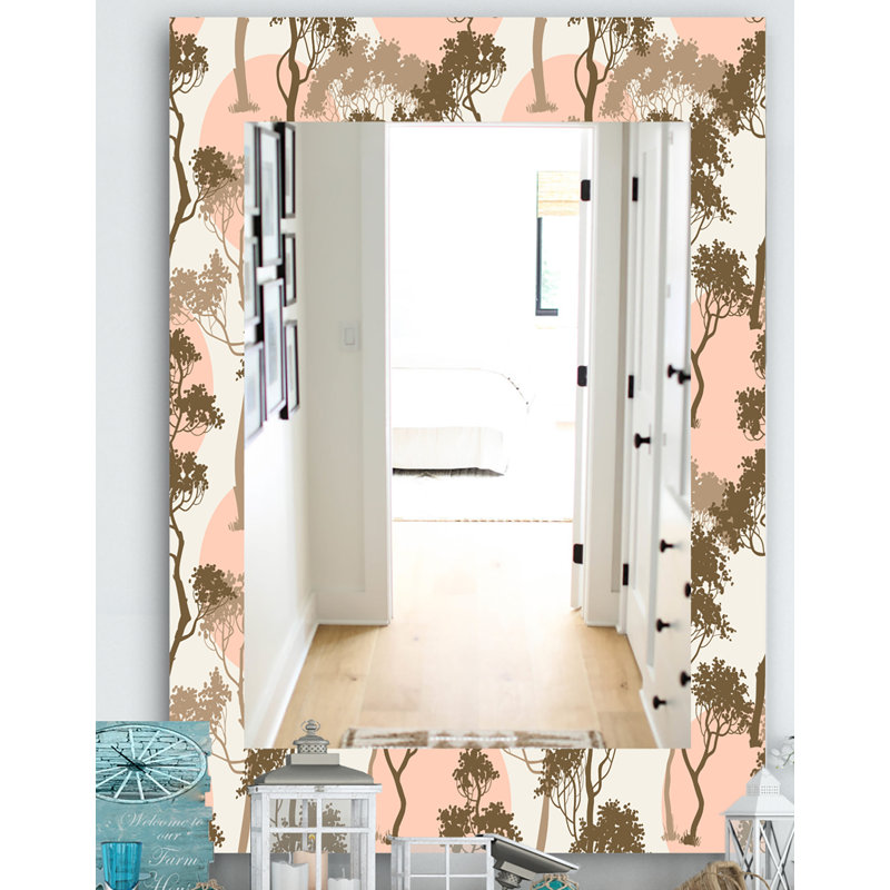 Miroir de salle de bain/meuble-lavabo en bois, H 24 po x l 32 po