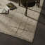 Shervin Geometric Area Rug in White/Neutral-755109716