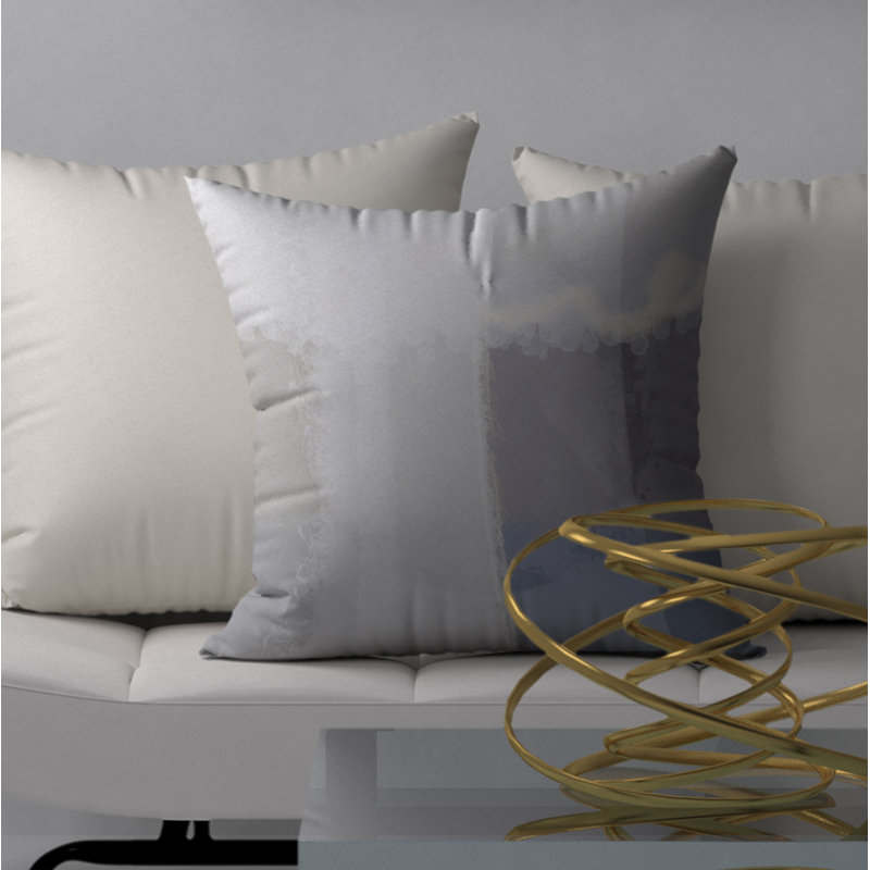 Housse de coussin carrée Efim/insert, H 18 po x l 18 po x p 5 po