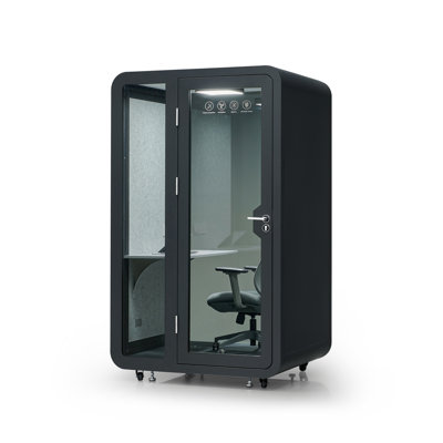 Grande salle de réunion modulaire noire