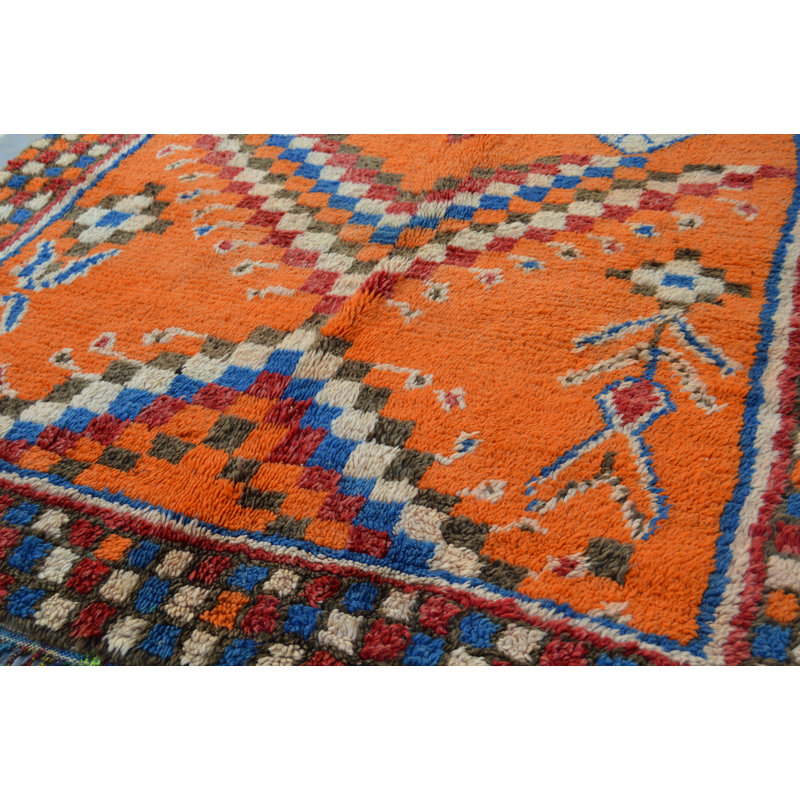 One-of-a-Kind Square 5'4" Hand Knotted Area Rug