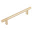 Emtek Select Cabinet Pull 6" C-C,  Rectangular Bar Stem, Knurled Bar-312190001-270852517