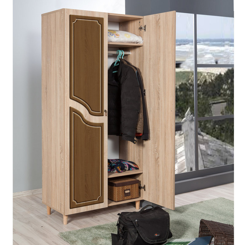 Armoire Kenna, Brun / chêne