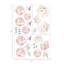 Adhésif décoratif pivoine Wanette-838983735