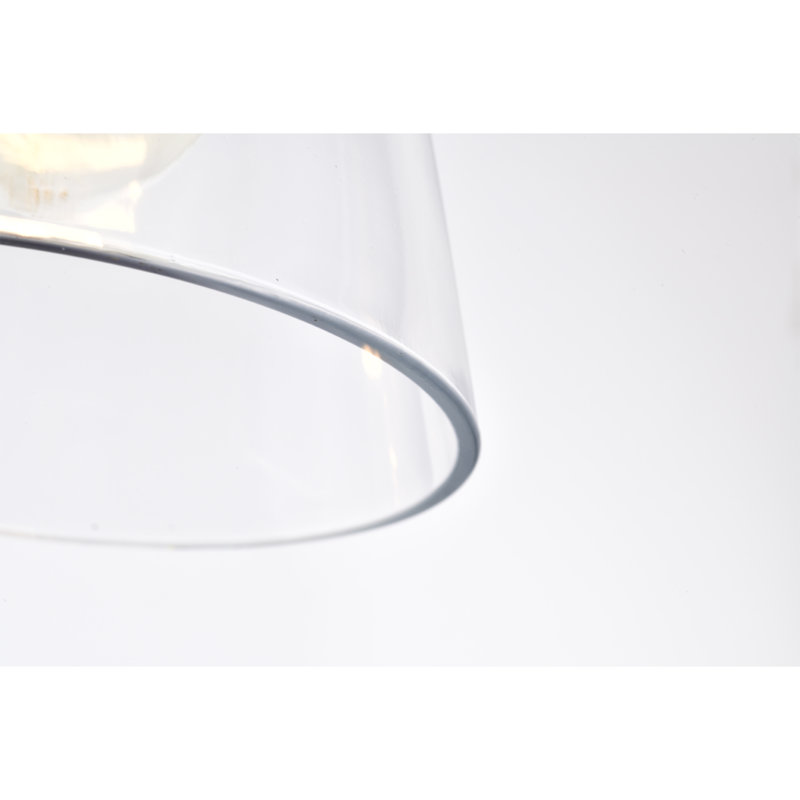 Luminaire suspendu linéaire unique et remarquable à 5 lumières Ryebrook