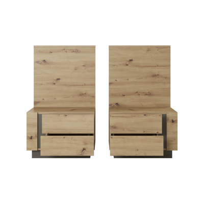 Janellen 44cm W Manufactured Wood Bedside Table