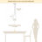 1 - Light Single Teardrop E26 Dimmable Adjustable Pendant Light-1580573443
