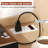 Manganaro 70.9" Kitchen Pantry with Microwave Shelf, Rattan Sideboard Buffet with Charging Station-1016368676