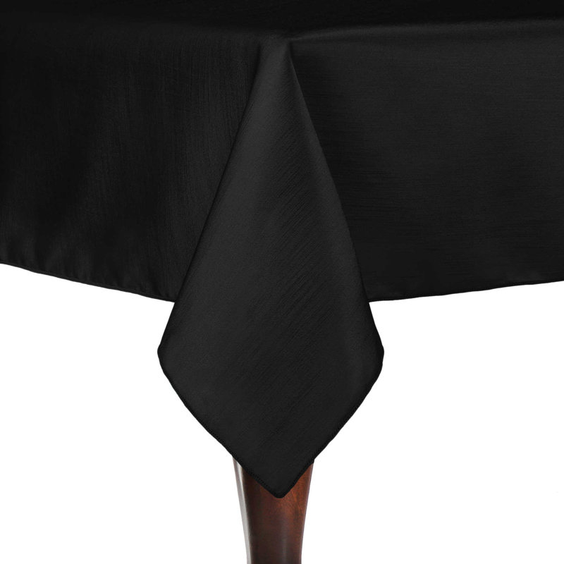 Malcom Tablecloth, 1, 72" x 72", Black