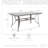 Modern Square Aluminum Dining Table