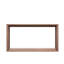 60-Inch Rectangular Solid Wood Veneer Console Table With Ample Storage For Entryway And Living Room Use-1530383761