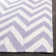 Emek Hand Woven Flat Weave Wool/Cotton Chevron Rug in Purple/Ivory