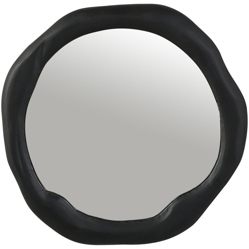 Miroir Armada, 24 po x 24 po, Noir