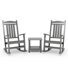 Rasima 23.6" W 2-Person Rocking Patio Set with Table