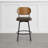 Avriel Modern Swivel and Metal Upholstered Stool-35370856-51947418-35583483