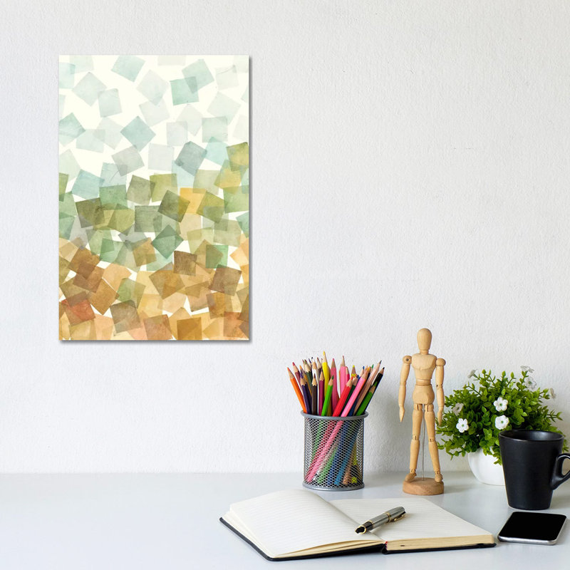 Deconstructed Fall II by Megan Meagher - Wrapped Canvas Painting, 20.32 cm H x 30.48 cm W