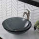 Glass Circular Vessel Bathroom Sink