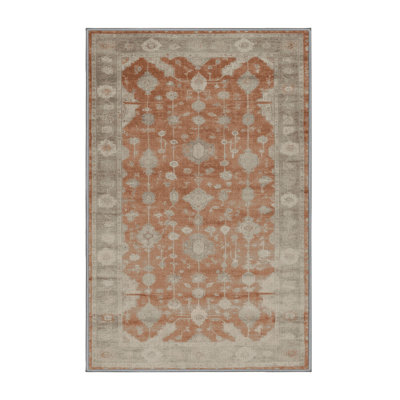 Machine Washable Overdyed Gray Area Rug