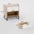Sahan 20.8'' H Modern Nightstand with 2 drawer-916674260