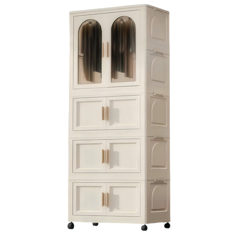 Grande armoire pliante latérale 25,59 po