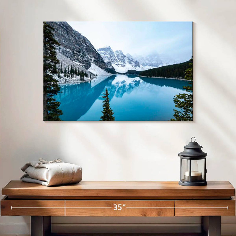 Alvord Moraine blanc hiver, H 16 po x l 24 po